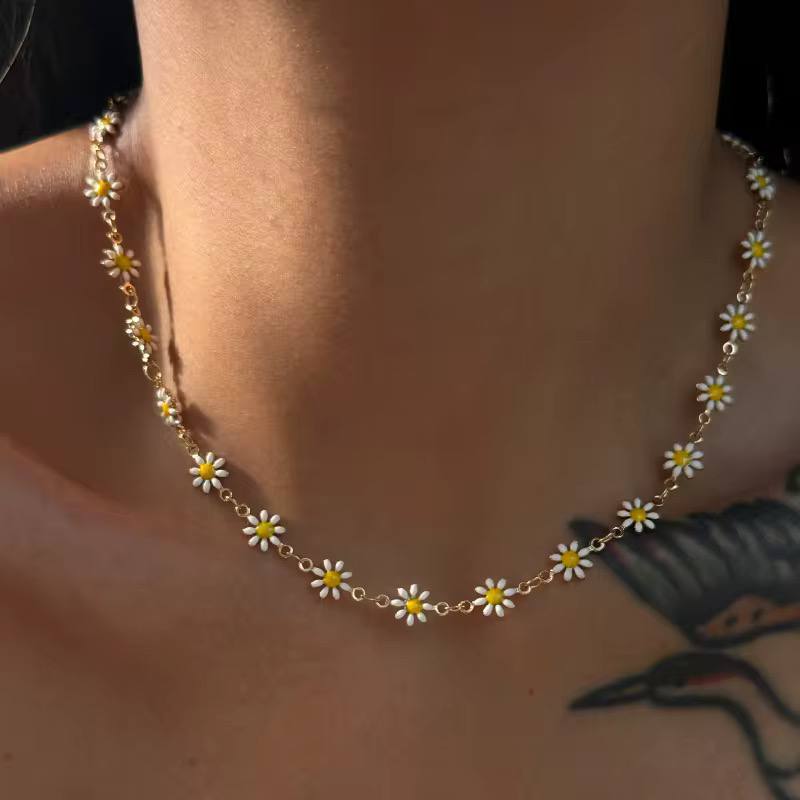 Set Necklace,Bracelet & Anklet Sunflower