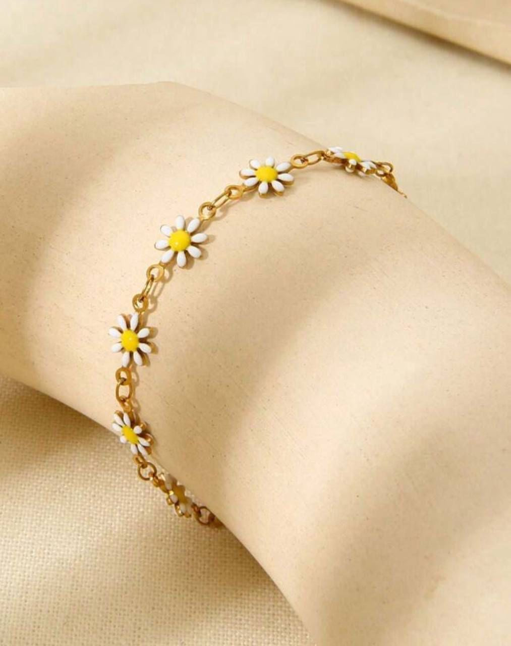 Set Necklace,Bracelet & Anklet Sunflower