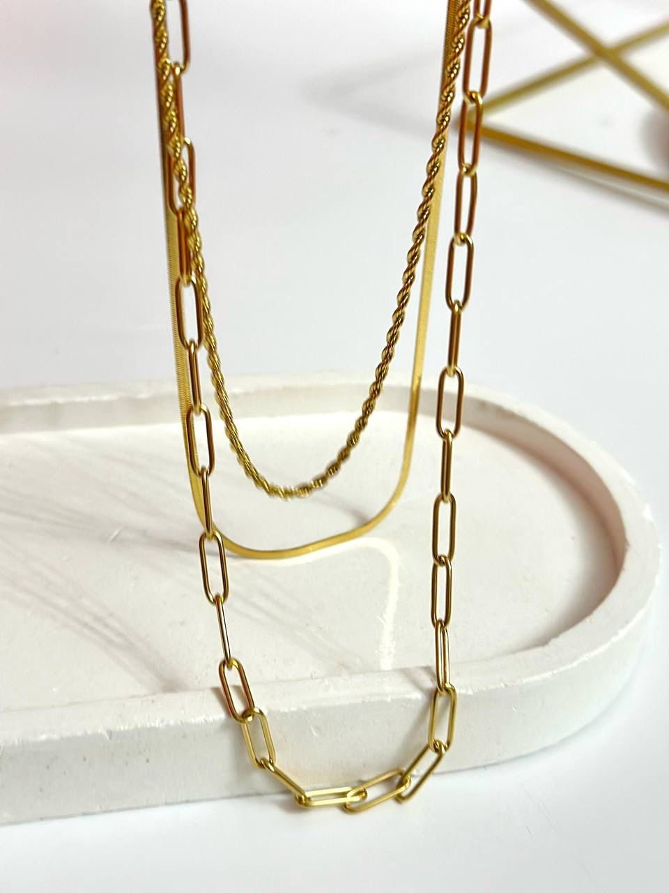 Three Line Necklace