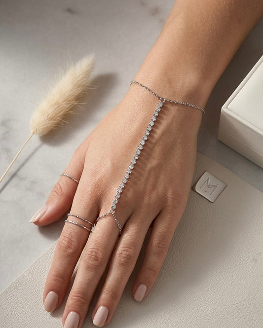 Tril Hand Chain Bracelet