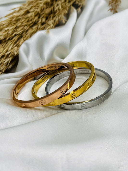 Set cartier three color (gold.silver&rose gold)