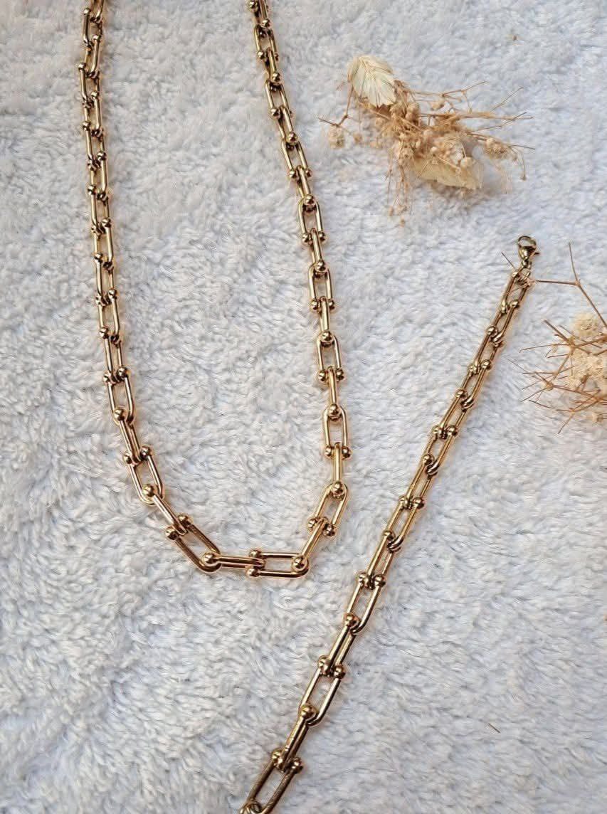 Set Necklace & Bracelet Tiffany