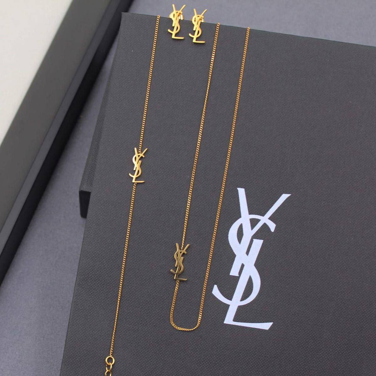 Set YSL Necklace,Bracelet and earring