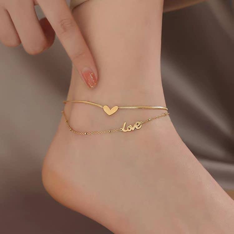 Heart Anklet