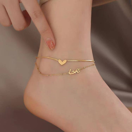 Heart Anklet