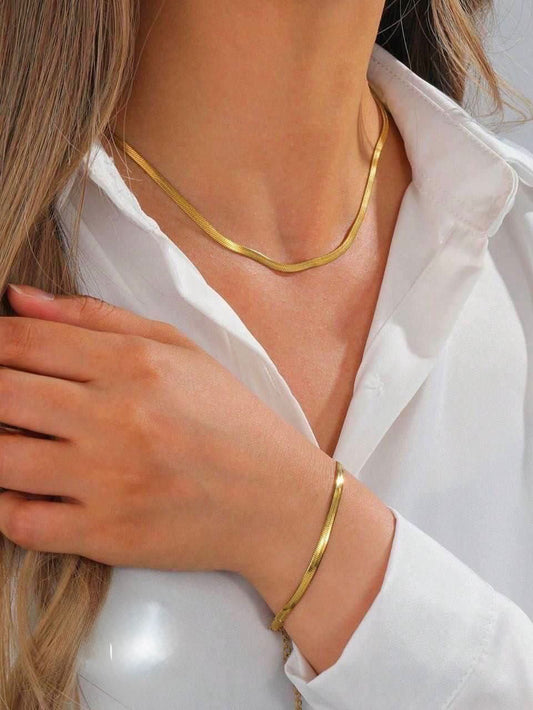 Set Necklace & Bracelet Serpent