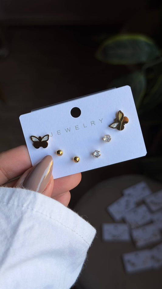 Heart butterfly Earring