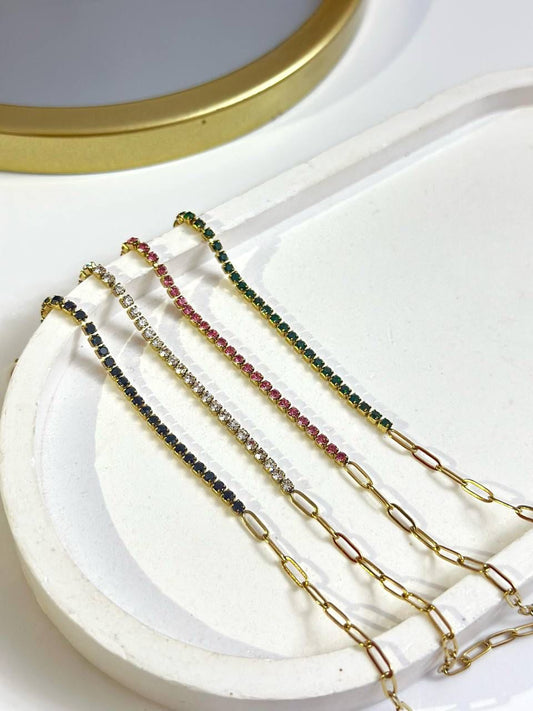 Color Small Tennis Bracelet