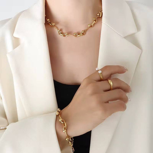 Set Necklace & Bracelet Ruma