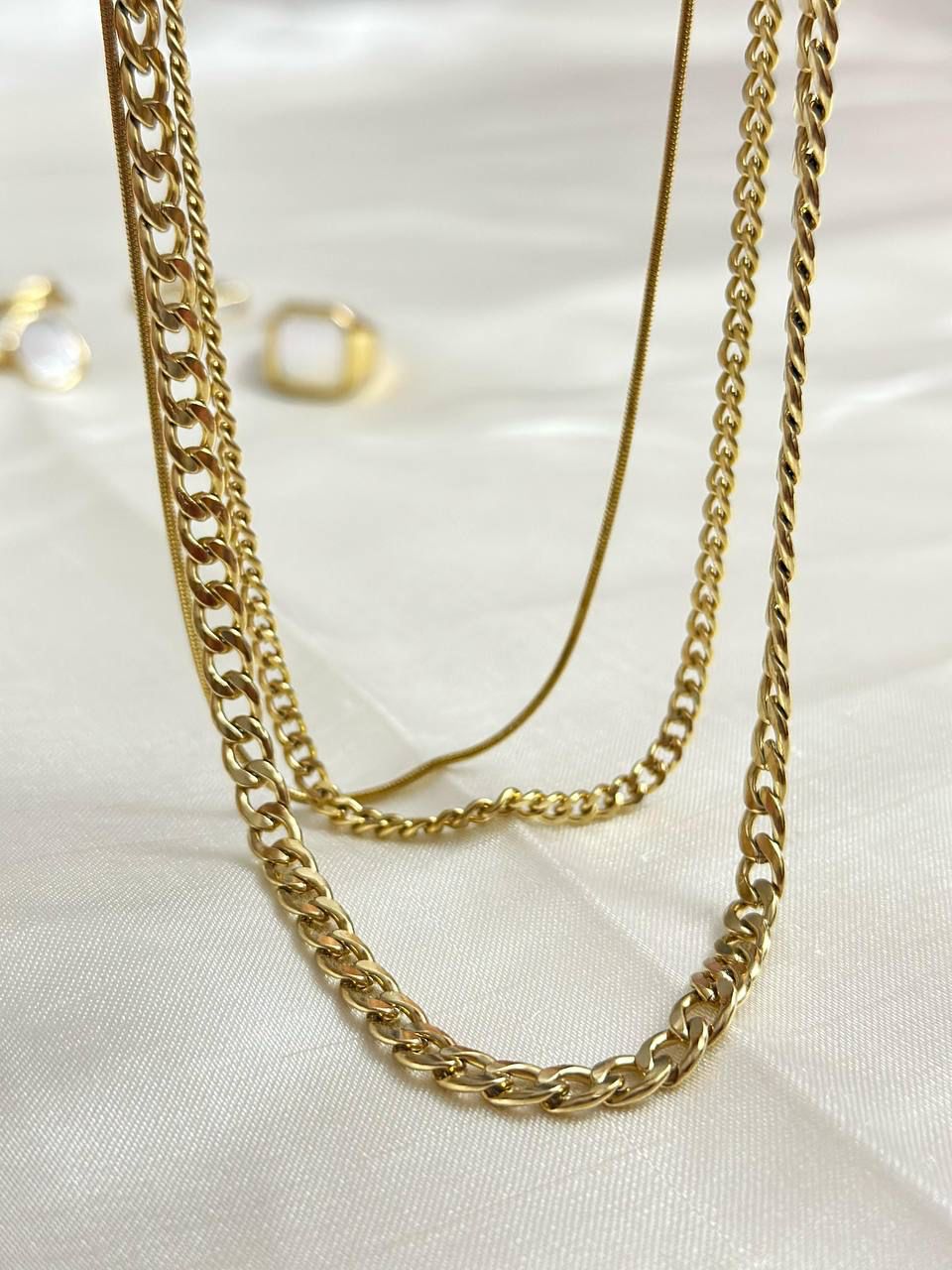 Three Line Necklace