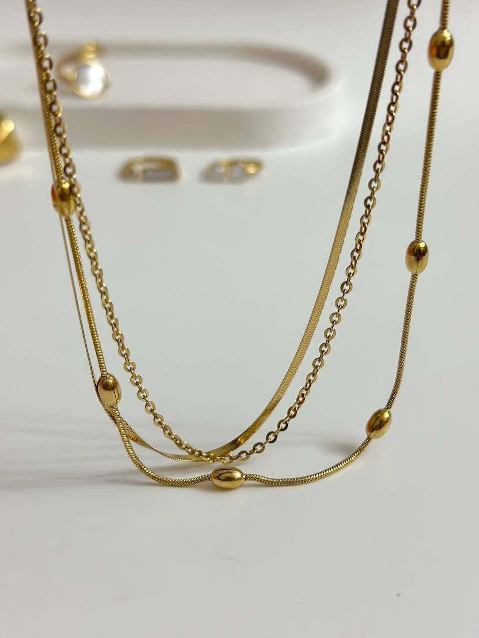 Three Line Necklace
