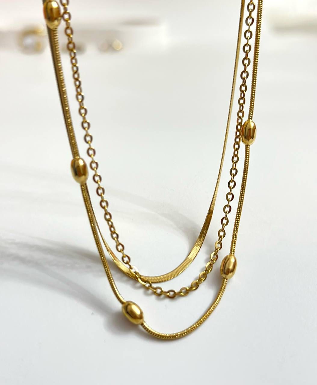 Three Line Necklace
