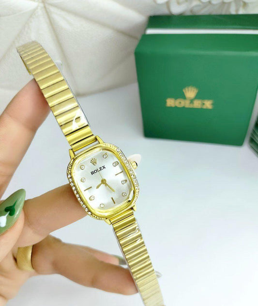 Rolex Square With Diamond Watch