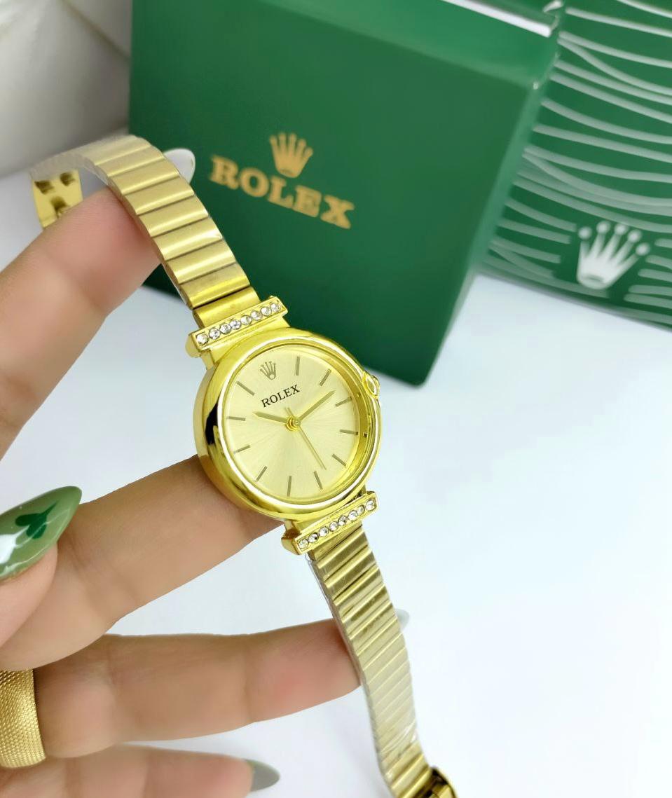 Rolex Circular With Diamond Watch