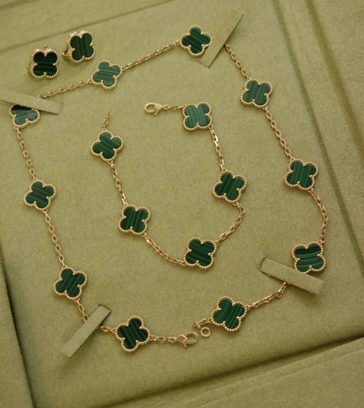 Set Necklace,Bracelet & earring Van cleef