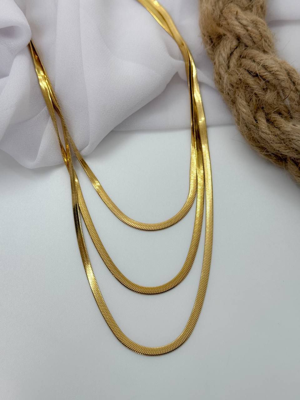 Tripartite Serpent Necklace